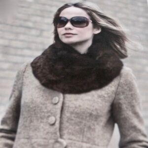 Badgley Mischka Infinity Fur Scarf